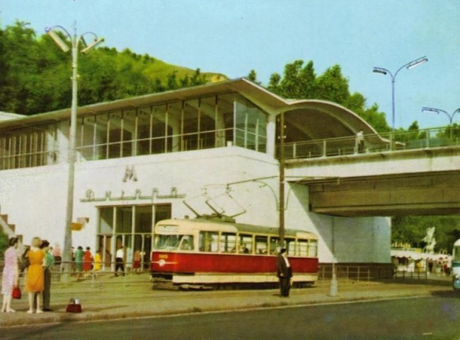 Станция метро Днепр в 1965 году