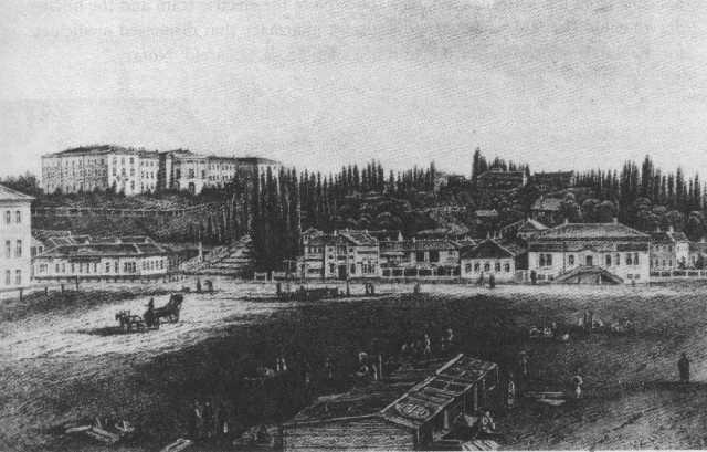 Крещатик в 1851 году