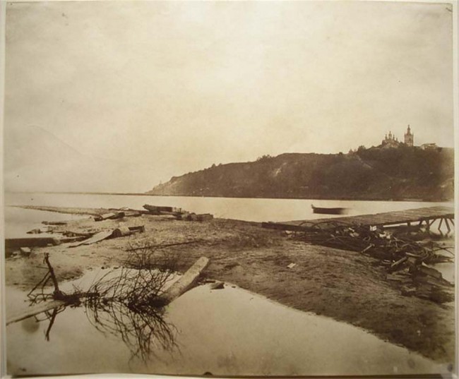 Правый берег Днепра в 1952 году