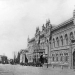 Здание НБУ на улице Институтской в конце 19 века