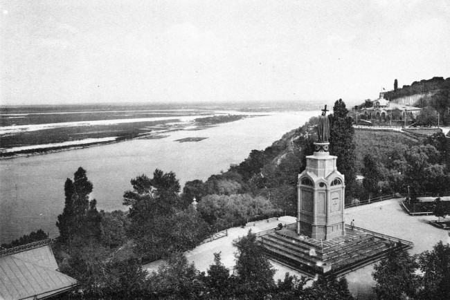 Владимирская горка и памятник святому Владимиру в начале 20 века