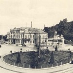 Трамвайная линия на бывшей Царской площади в 1900-х годах
