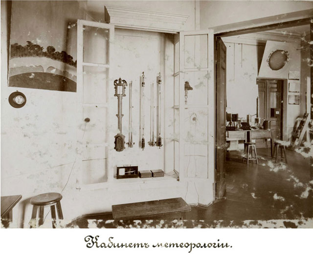 1902 год. Кабинет метеорологии в КПИ