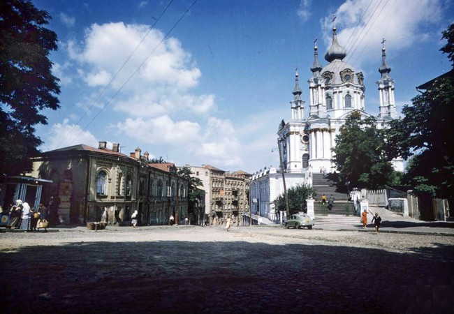 Андреевская церковь в 1955 году