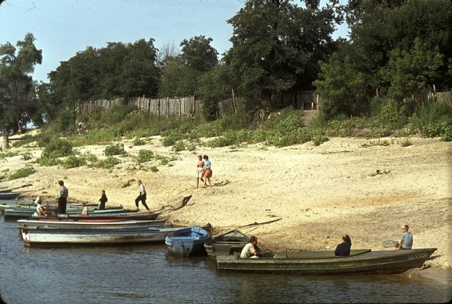 Лодки на Трухановом острове