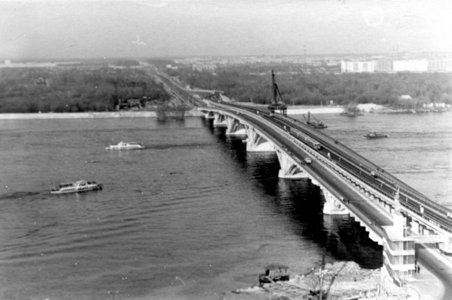 Мост метро в 1966 году