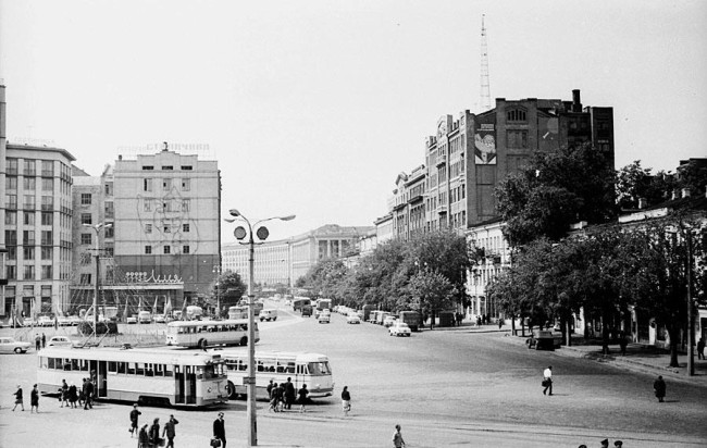 1969 год. Европейская (Ленинского Комсомола) площадь