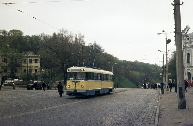 Площадь Ленинского Комсомола в 1970 году