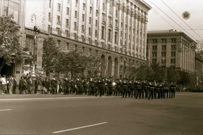 Парад на Крещатике в 1987 году