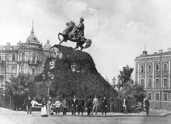Памятник Богдану Хмельницкому в 1890-х годах