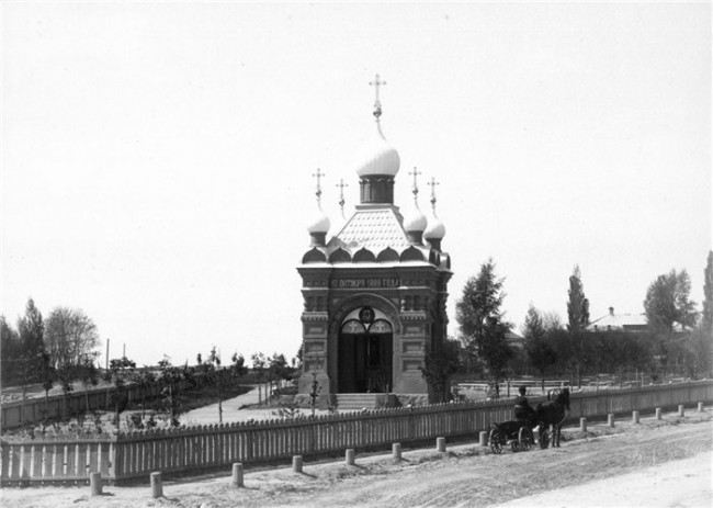 Часовня на Лукьяновке в конце 19 века