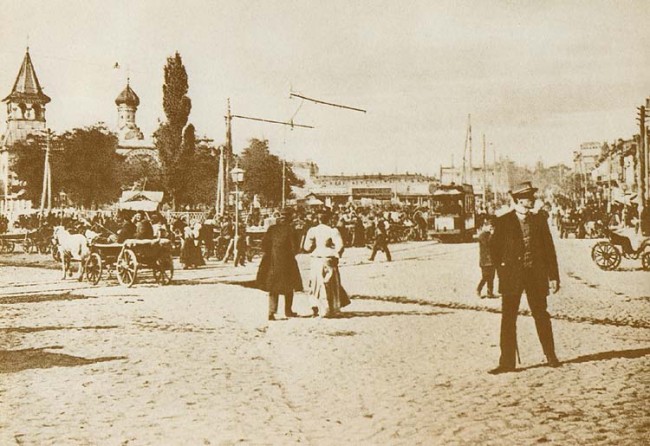 Галицкая площадь в начале 20 века (нынешняя площадь Победы)