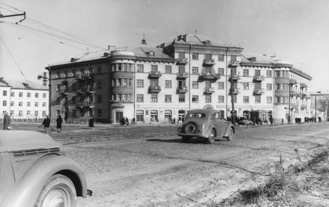 Улица Урицкого в 1955 году