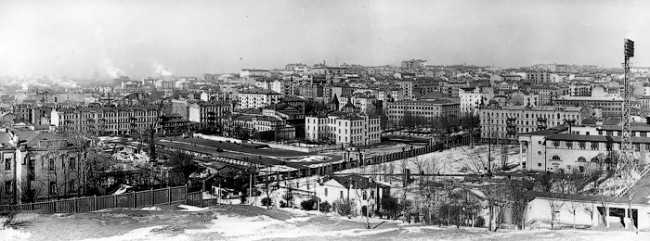 Троицкая площадь перед Республиканским стадионом в 19159 году