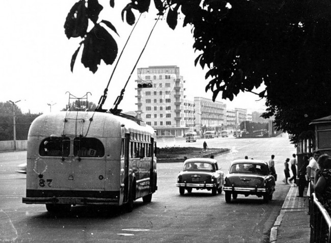Площадь Победы в 1961 году