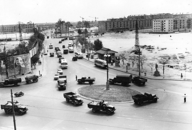 Ленинградская площадь Киева в 1964 году