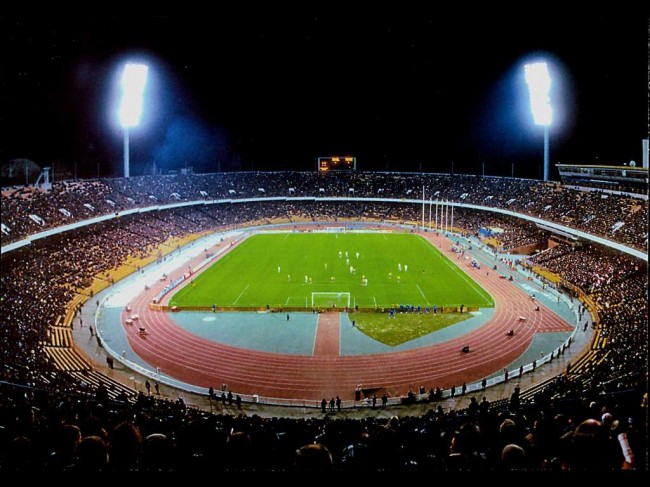 Республиканский (Олимпийский) стадион в 80-х годах 20 века