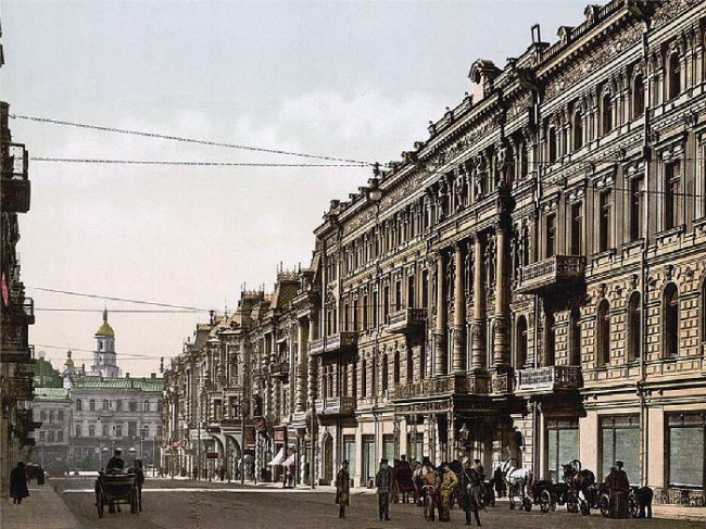 Отель Континенталь в Киеве в 1900 году
