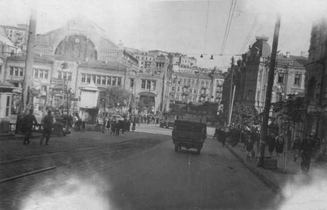 Бульвар Шевченко в 40-х годах 20 века