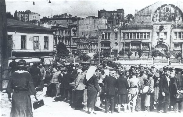 Бульвар Шевченко в 1945 году
