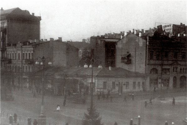 Бульвар Шевченко в 1950 году