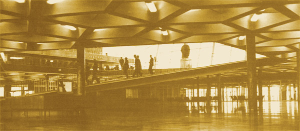 Внутри аэропорта Борисполь в 1963 году