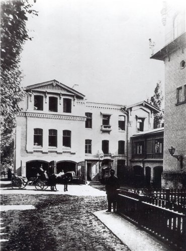 Бывший замок Штейнгеля на Бульварно-Кудрявской улице, Киев, 19 век
