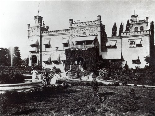 Замок барона Штейнгеля на Воровского, 19 век, Киев