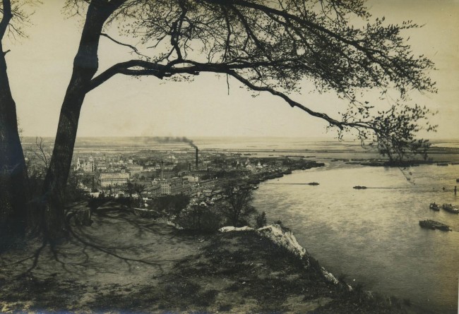 Подол, Днепр, начало 20 века, черно-белое фото