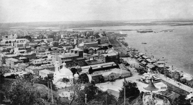 Набережная Днепра в 1906 году