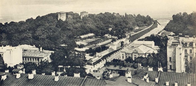 Петровский мост и Петровская аллея в 1910 годах