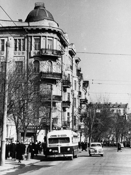 Львовская площадь, Большая Житомирская улица, 1957 год, в то время Сенная площадь