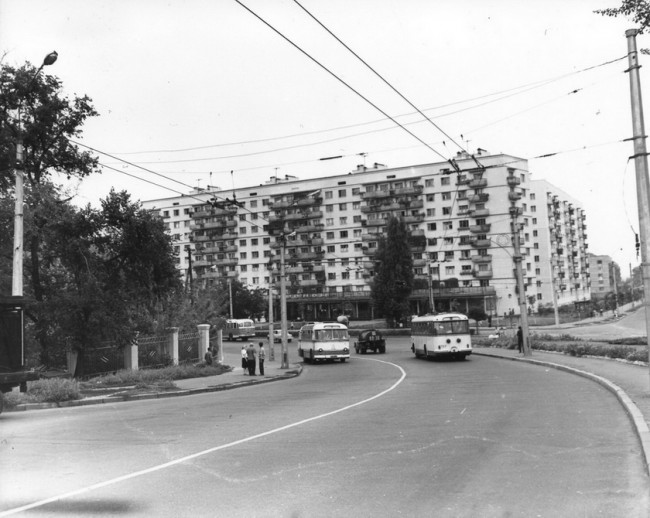1960-е Подольский спуск Улица Фрунзе Куреневка у стадиона Спартак