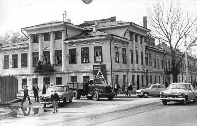 На Подоле в 1960 году, улица Набережно-Крещатицкая