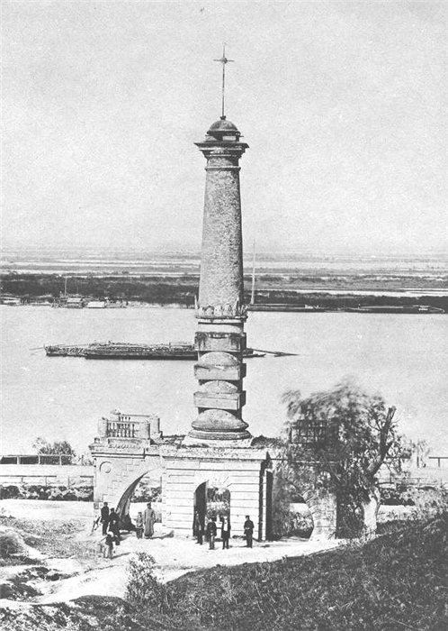 Колонна Магдебургского права в Киеве в 1860-х годах