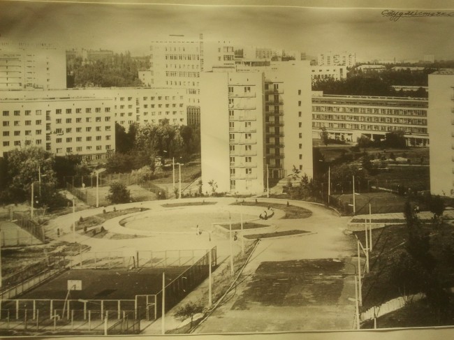 Студгородок на улице Ломоносова в 70-х годах