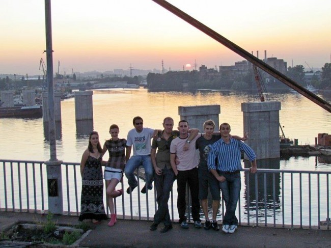 Киев - это мы, 2011 год, РЫбальский вантовый мост