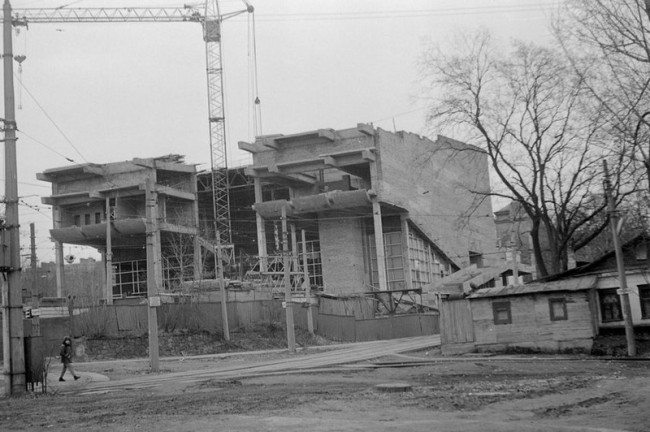 Как строили кинотеатр Киевская Русь в 80-х годах
