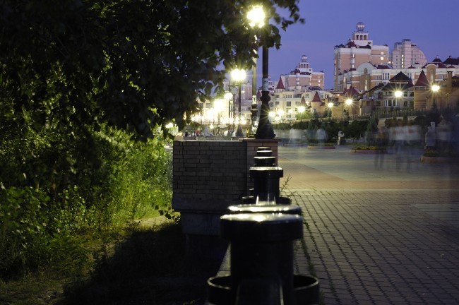 Ночные виды Киева