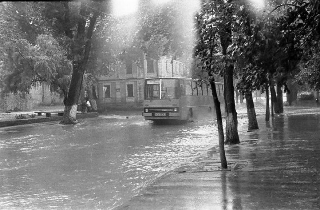 Потоп на Константиновской улице в 80-х