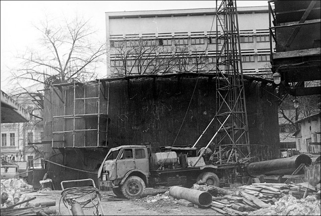 1987 год. Строительство станции Золотые ворота Как строили станцию метро Золотые Ворота в Киеве