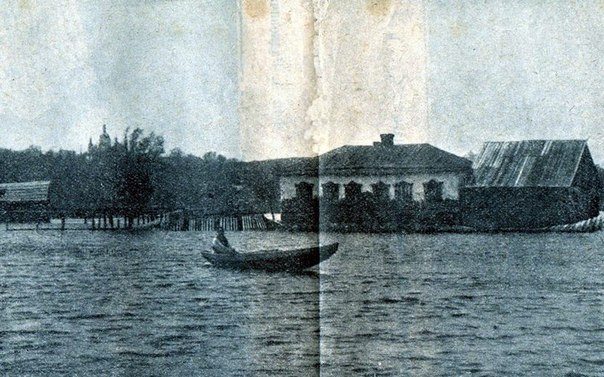 Наводнение на улице Фрунзе в начале 20 века