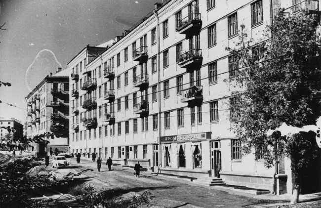Белорусская улица в октябре 1959 года