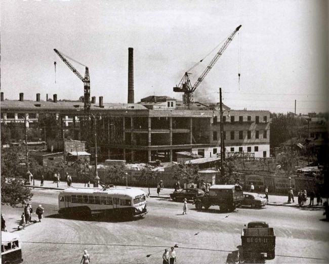 Как строили центральный автовокзал в Киеве, 60 год