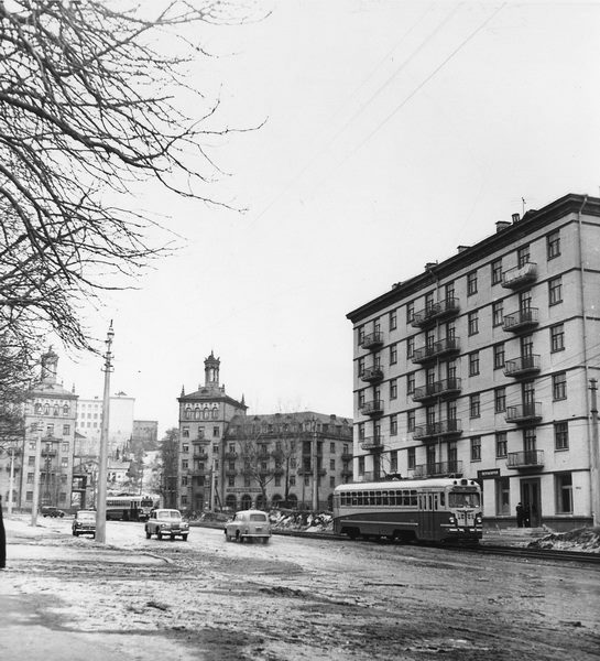 Улица Мечникова в 60 году, Киев