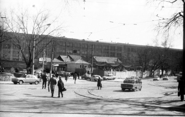 Белорусская улица и Лукьяновский рынок в Киеве в 80-х годах