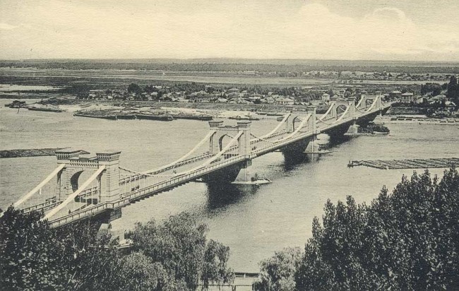 1900-е годы. Николаевский цепной мост