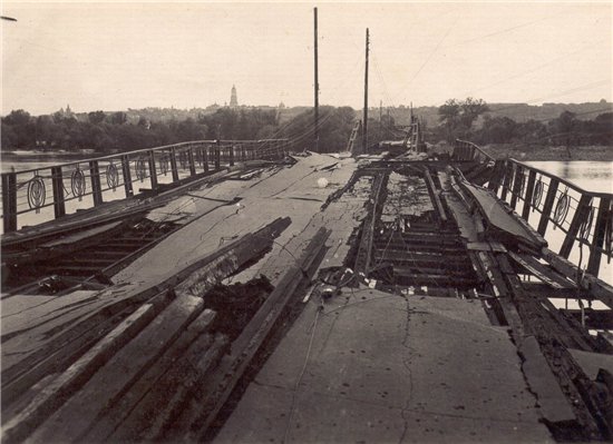 Русановский мост Киев 40-е годы