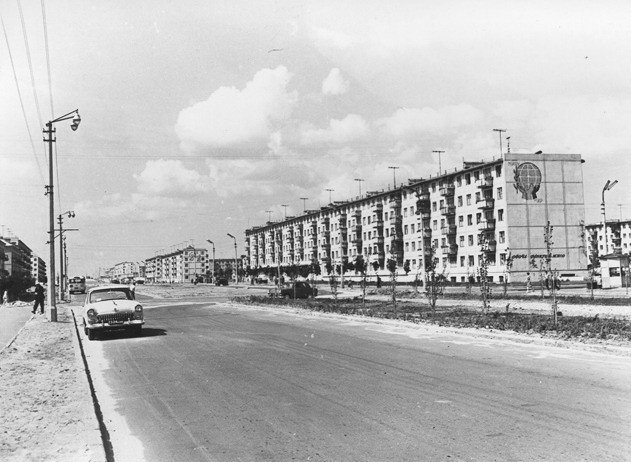 Киев, бульвар Верховного Совета в 50-х годах