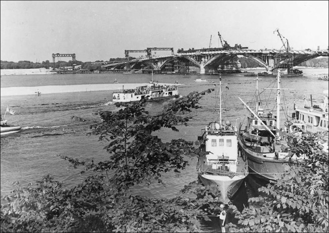 Как строили мост Метро в Киеве